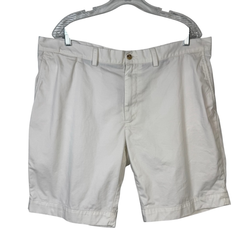 RALPH LAUREN POLO 100% COTTON CLASSIC FIT WHITE SHORTS 9” INSEAM MEN’S 38
